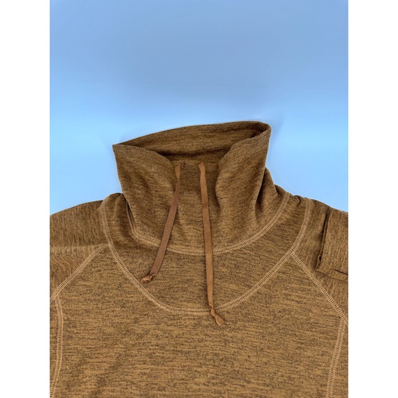 Kuhl Sweater Marled Cowl Neck Large  Pullover Long Sleeve Pocket Sweatshirt - Picture 7 of 16